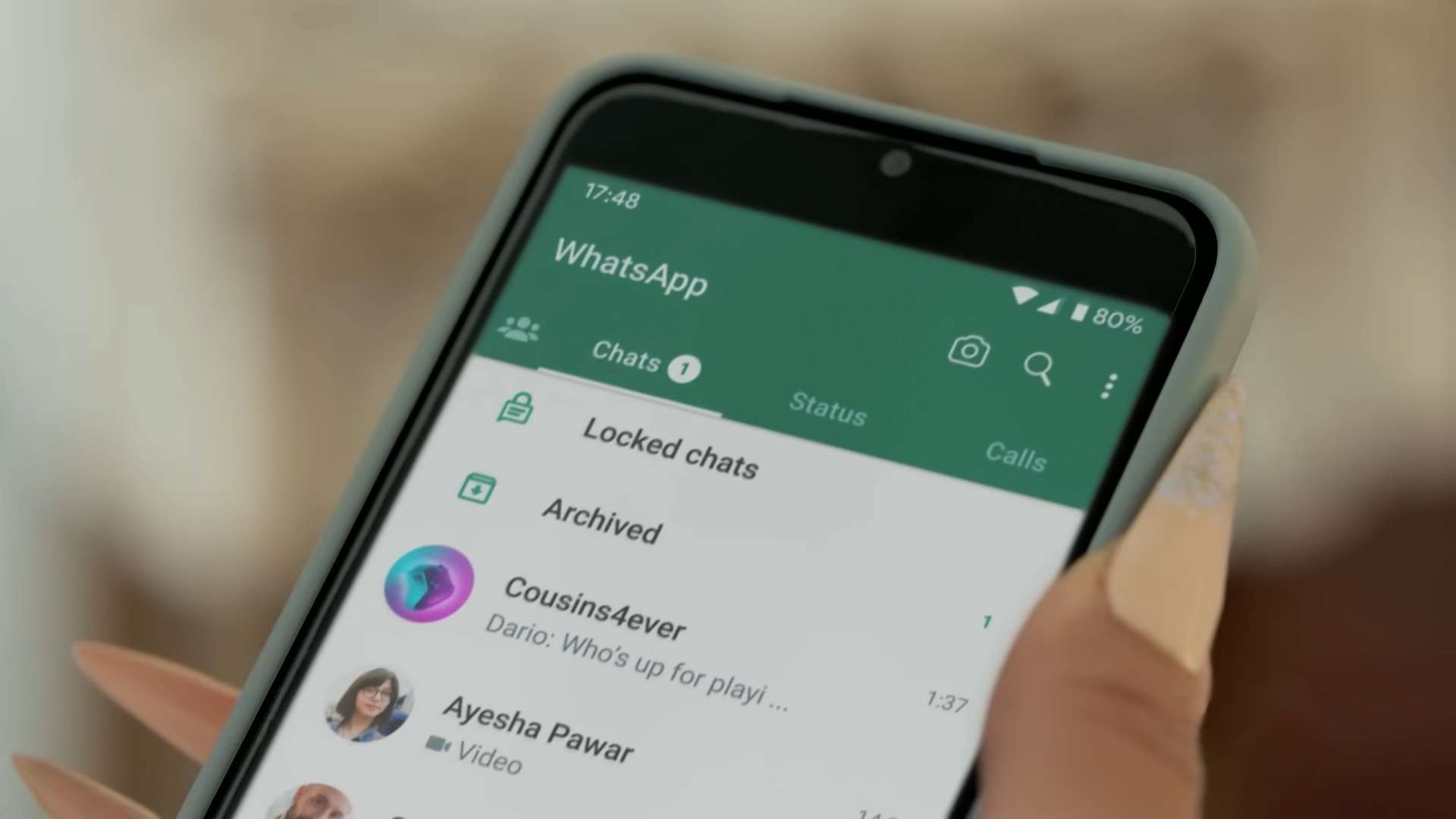 Нова функція WhatsApp дозволяє захищати паролем приватні чати зображення